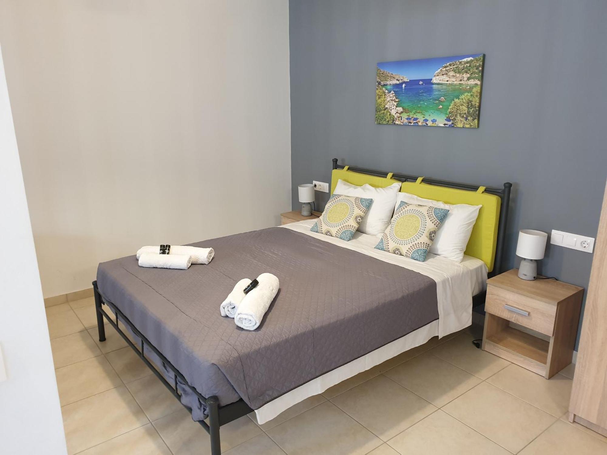 Green - Comfy Center Rodos Asgourou ภายนอก รูปภาพ